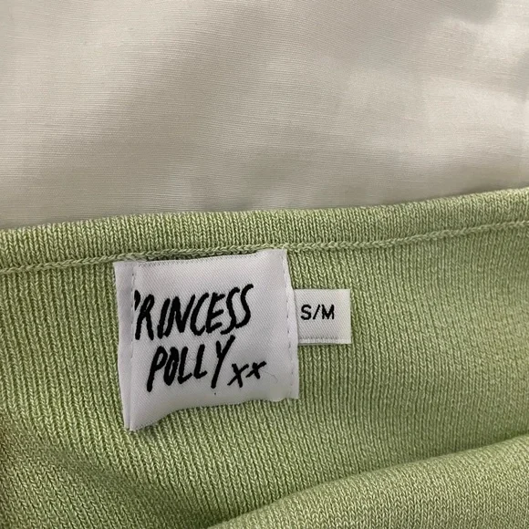 NWOT Princess Polly Green Mini Dress Size Small/Medium - Picture 5 of 5